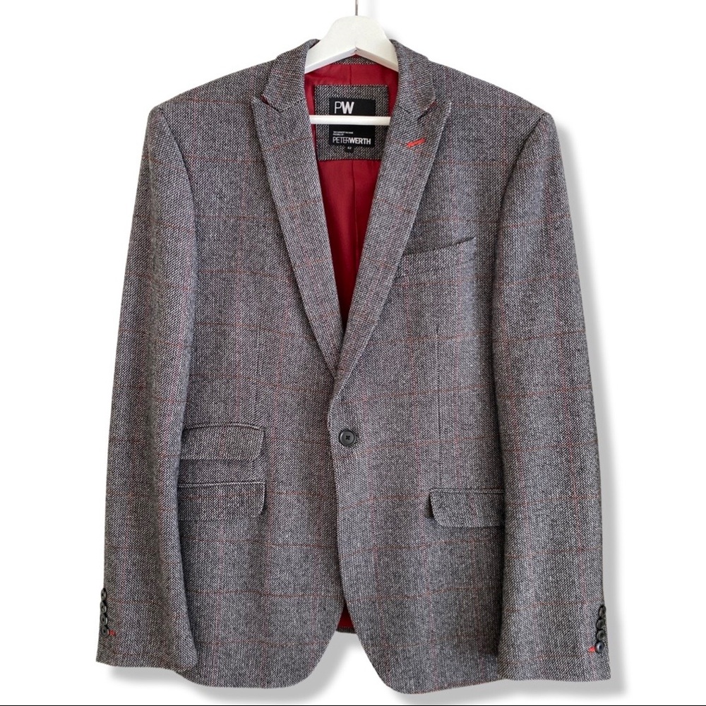 PETER WERTH Men’s Wool Blend Blazer